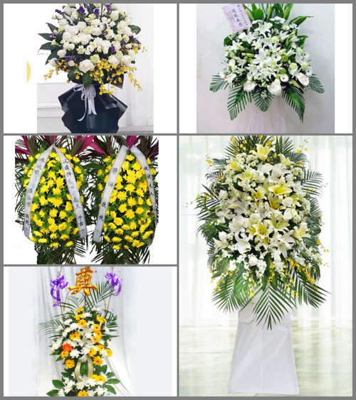 福建三明大田县均溪镇后华村白事花篮预定